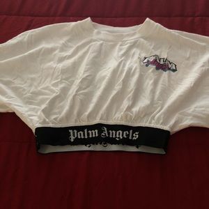 Palm Angels cotton crop T-shirt